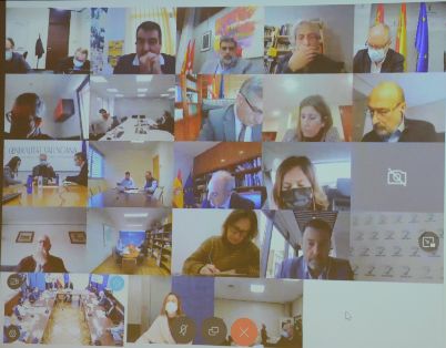 La reunión se ha celebrado hoy, por videoconferencia