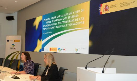 Hoy, en la inauguración de una jornada sobre digitalización y uso de redes de información técnico-económica  