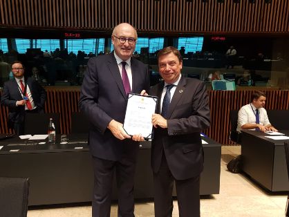 HOY, TRAS EL CONSEJO DE MINISTROS DE LUXEMBURGO
