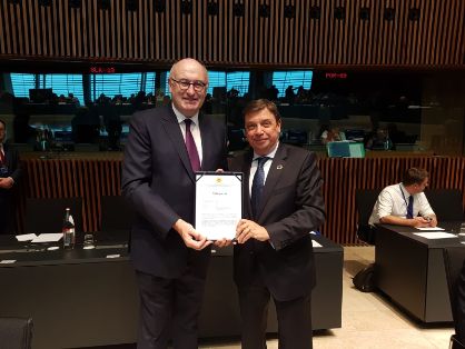 HOY, TRAS EL CONSEJO DE MINISTROS DE LUXEMBURGO