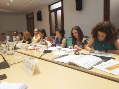 Hoy, en la sede del Departamento 