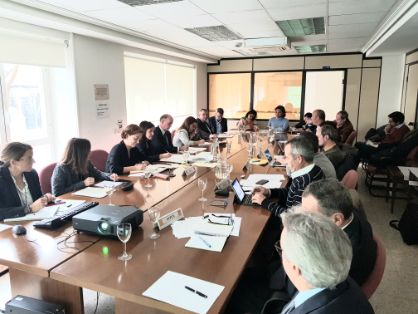 Hoy, en la sede del Departamento 