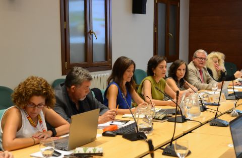 Durante la reunión de la mesa del sector citrícola