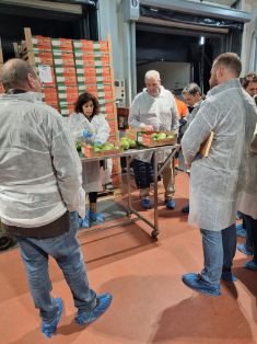 En una jornada de trabajo en el Puesto de Control Fronterizo del puerto de Algeciras  