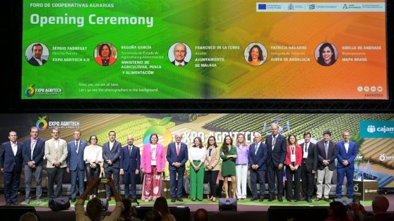 Hoy, en Málaga, en la inauguración de ExpoAgriTech