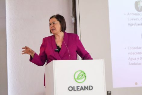 Hoy, en el IV Encuentro Interterritorial de Mujeres Cooperativistas, en Cazalla de la Sierra (Sevilla)