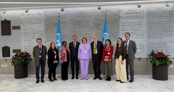 Hoy, en un acto en la FAO, en el marco del Día Internacional de la Mujer