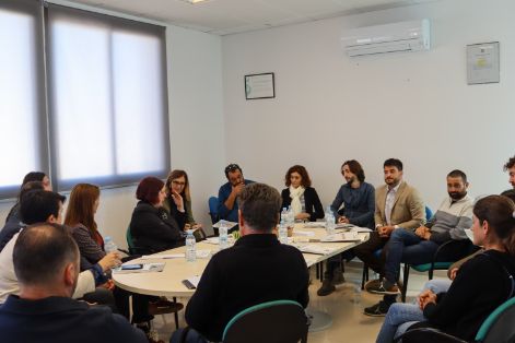 Hoy, durante una visita a proyectos rurales en Ibiza