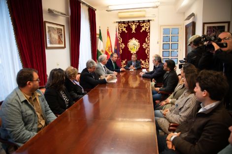 Hoy, durante una visita a la provincia de Huelva  