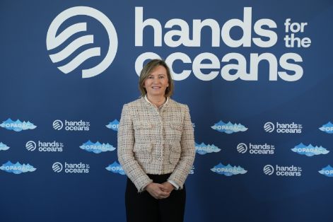 Hoy, en la clausura de la jornada de la jornada Hands for the Oceans