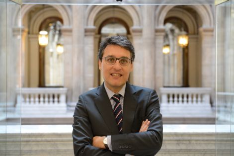 Hoy, en la sede del Ministerio de Transición Ecológica