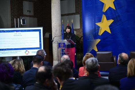 Hoy, en la sede de la Federación Española de Municipios y Provincias