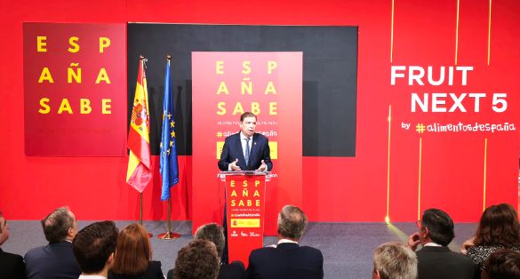 Hoy, en la inauguración de Fruit Attraction