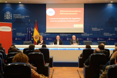 EL MINISTERIO DE AGRICULTURA, PESCA Y ALIMENTACIÓN HA PRESENTADO LOS RESULTADOS DEL ESTUDIO “¿CÓMO SE COMPORTAN LOS ESPAÑOLES ANTE LOS ALIMENTOS INNOVADORES?" 