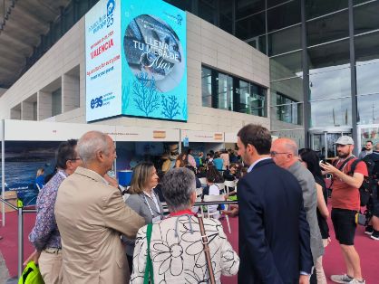 Hoy, en la clausura del congreso Aquaculture Europe 2025, en Valencia