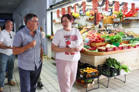 Hoy, en una visita a explotaciones agrarias en Ibiza y Formentera