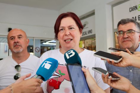Hoy, en una visita a explotaciones agrarias en Ibiza y Formentera