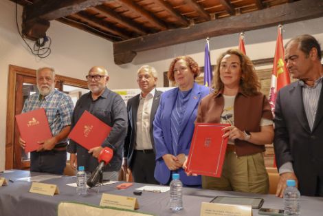 Hoy se han firmado dos nuevos convenios con los regantes