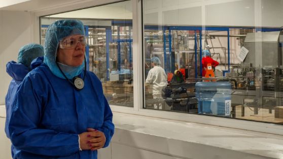 Hoy, durante una visita a explotaciones agrarias en Asturias