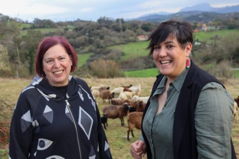 Hoy, durante una visita a explotaciones agrarias en Asturias