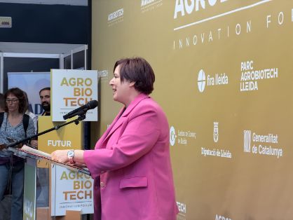 Hoy, en la II edición de la feria AgroBioTech Innovation Forum, en Lleida 