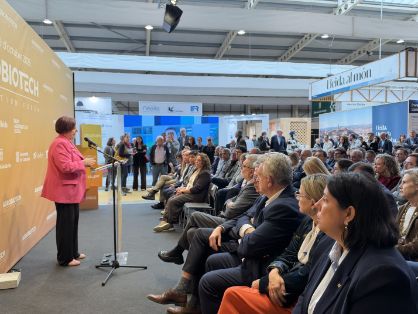Hoy, en la II edición de la feria AgroBioTech Innovation Forum, en Lleida 