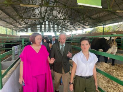 Hoy, en la inauguración de la Feria Internacional Ganadera de Zafra  