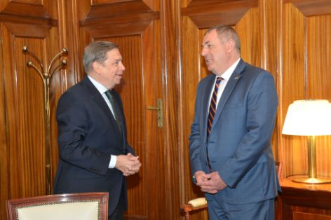 Hoy, en la sede del ministerio