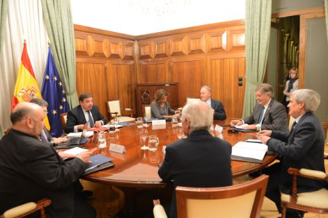 Hoy, en la sede del Ministerio 