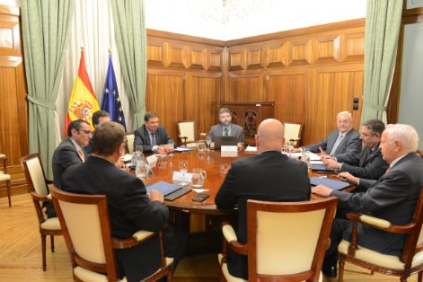 Hoy, en la sede del Ministerio