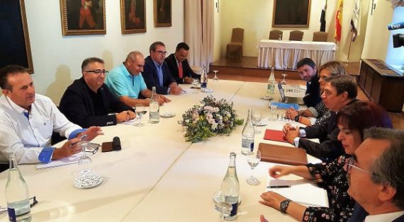 HOY, EN LA INAUGURACIÓN DE LA FERIA INTERNACIONAL GANADERA Y 565 TRADICIONAL DE SAN MIGUEL EN ZAFRA (BADAJOZ) 