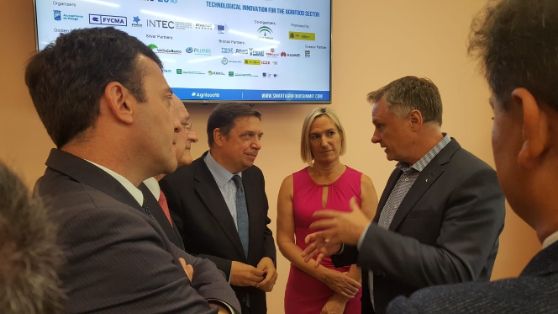 Hoy en el acto inaugural de la I Edición Startup Europe Smart Agrifood Summit en Málaga
