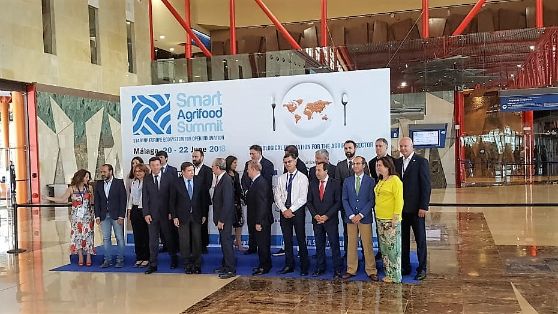 Hoy en el acto inaugural de la I Edición Startup Europe Smart Agrifood Summit en Málaga