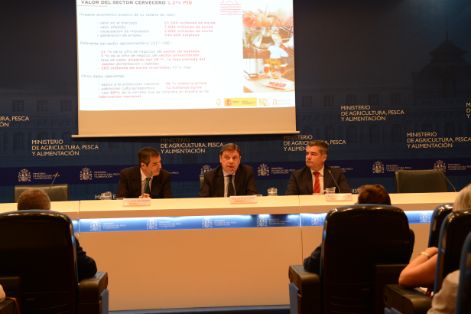 Hoy, en la presentación del Informe Socioeconómico del sector de la cerveza en España 2018