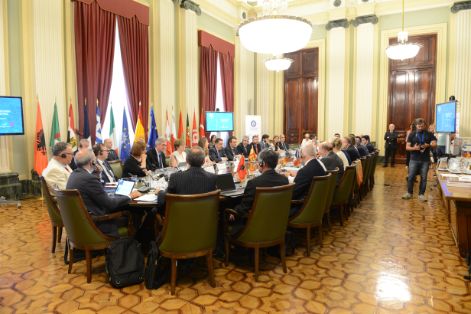 Hoy, en la inauguración del 143ª Consejo de Administración del CIHEAM