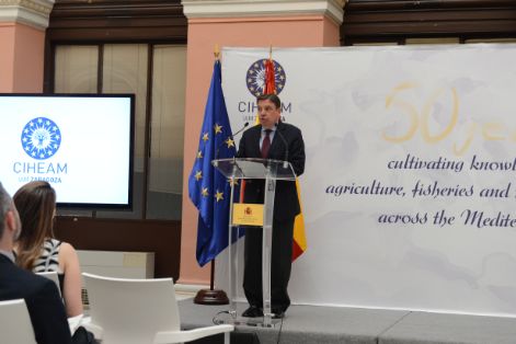 Hoy, en la celebración del 50º Aniversario del Instituto Agronómico Mediterráneo de Zaragoza (IAMZ)