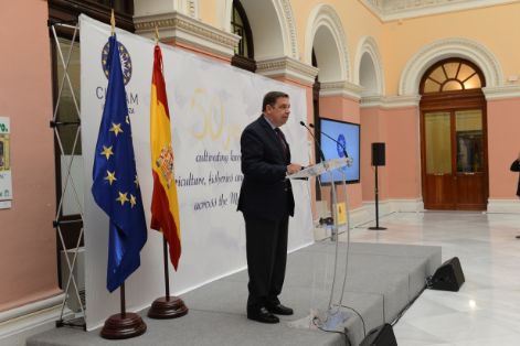 Hoy, en la celebración del 50º Aniversario del Instituto Agronómico Mediterráneo de Zaragoza (IAMZ)