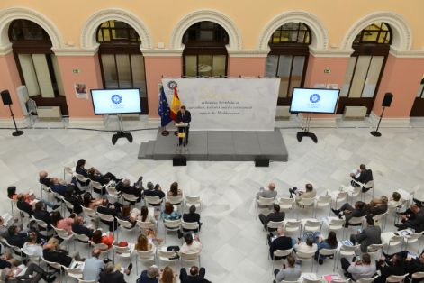 Hoy, en la celebración del 50º Aniversario del Instituto Agronómico Mediterráneo de Zaragoza (IAMZ)