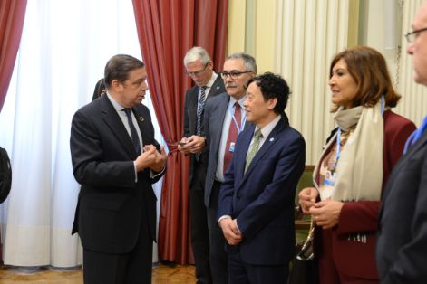 HOY, EN LA REUNIÓN CON EL DIRECTOR GENERAL DE LA FAO