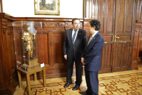 HOY, EN LA REUNIÓN CON EL DIRECTOR GENERAL DE LA FAO