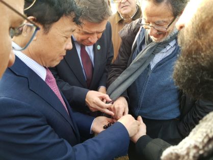 En su visita al Campus de Excelencia Internacional Agroalimentario ceiA3, en Córdoba