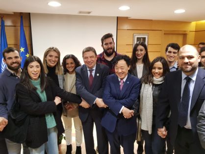 En su visita al Campus de Excelencia Internacional Agroalimentario ceiA3, en Córdoba