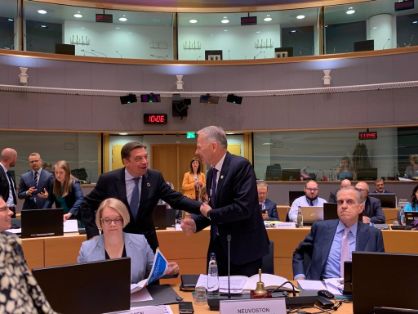 Hoy, en el Consejo de Ministros de Agricultura de la UE celebrado en Bruselas

