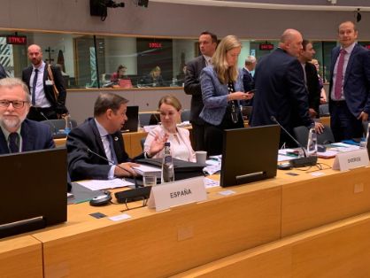 Hoy, en el Consejo de Ministros de Agricultura de la UE celebrado en Bruselas

