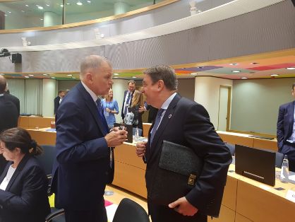 Hoy, en el Consejo de Ministros de Agricultura de la UE celebrado en Bruselas

