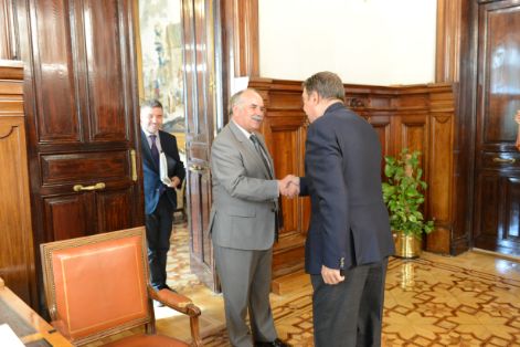 Hoy, en la sede del Ministerio 