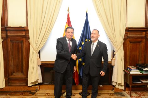 Hoy, en la sede del Ministerio 