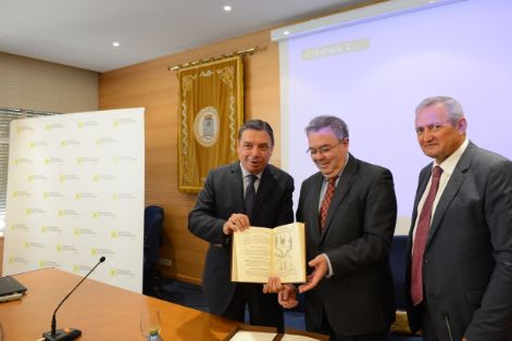 Hoy, en la clausura de la Asamblea de Cooperativas Agro-alimentarias de España 
