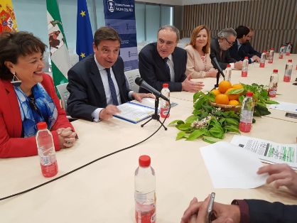 HOY, EN SU VISITA A LA SAT GUADEX, EN PALMA DEL RÍO (CÓRDOBA) 