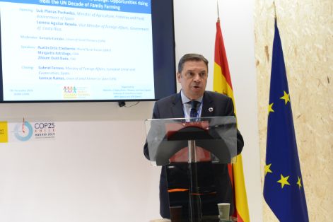 HOY, EN EL LANZAMIENTO DEL DECENIO DE LAS NACIONES UNIDAS PARA LA AGRICULTURA EN LA COP25 